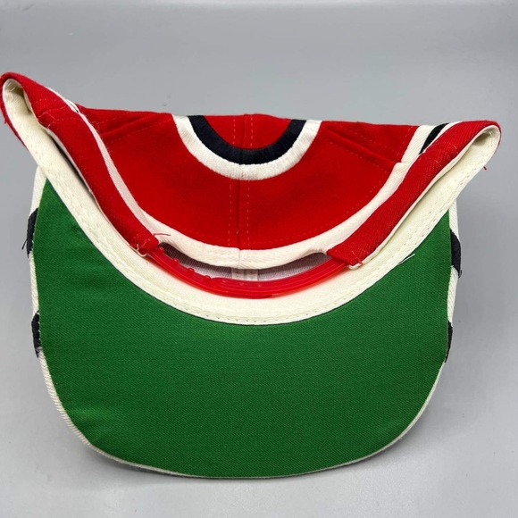 Vintage Chicago Blackhawks Hat Men Red Twins Enterprise NHL Snap Back Cap New - Picture 7 of 8